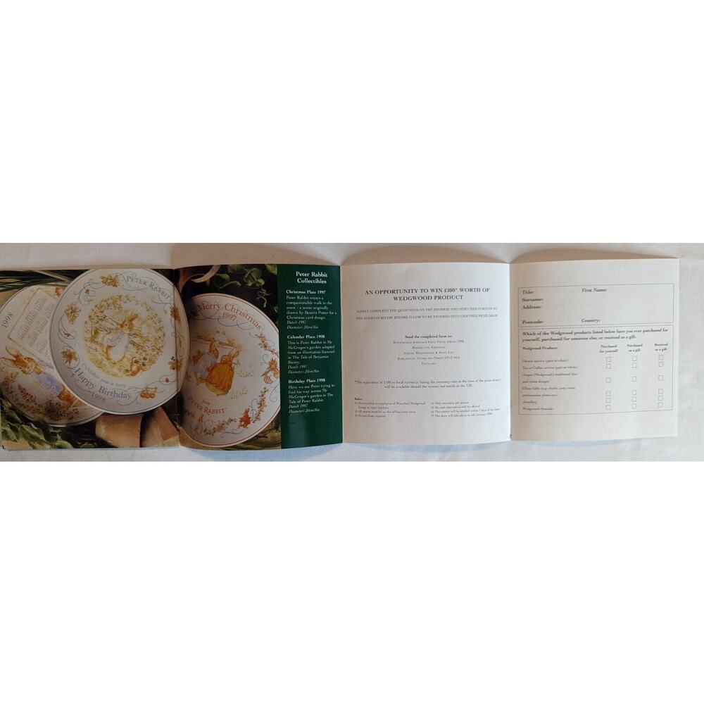 Wedgwood Annuals Collection 1997-1998 Brochure - Picture 6 of 8